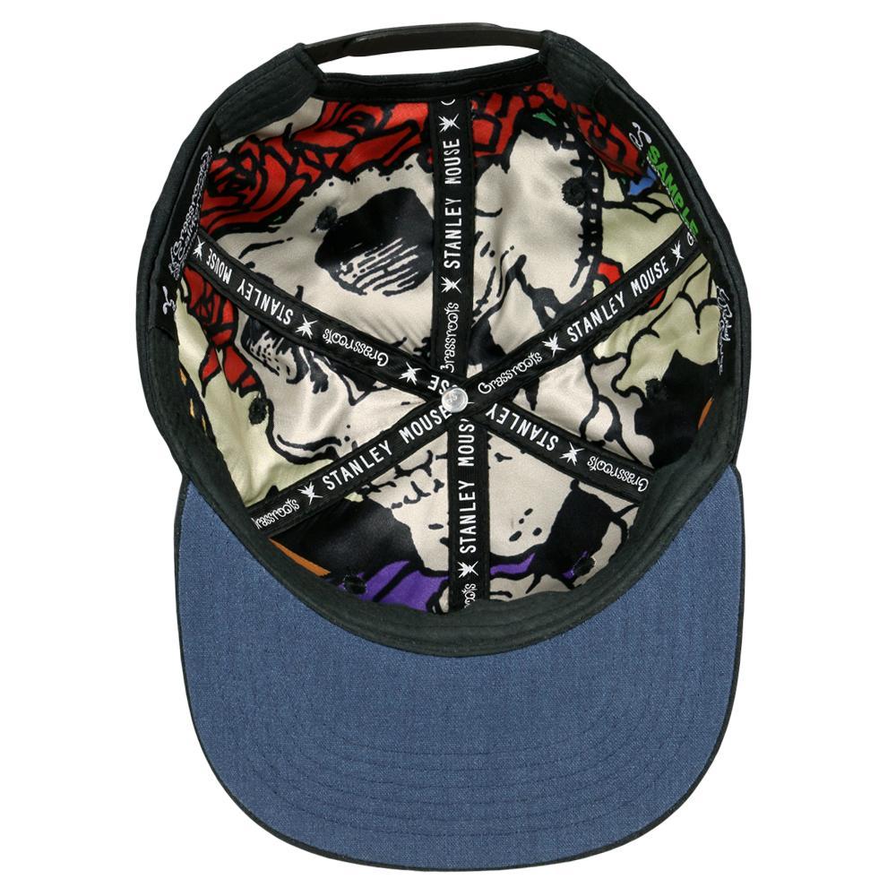 Stanley Mouse Dead Star Black Snapback Hat by Grassroots California