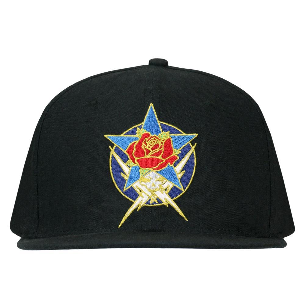 Stanley Mouse Dead Star Black Snapback Hat by Grassroots California