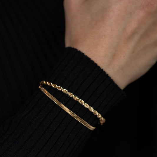 Aspen Herringbone Chain Bracelet by Jonesy Wood