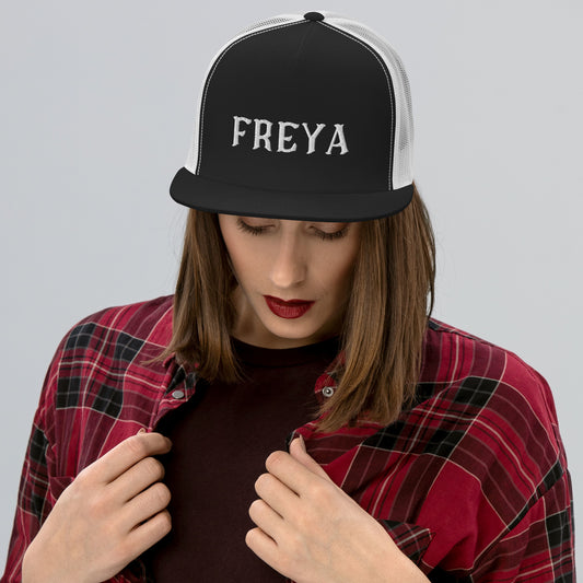 Freya Embroidery Trucker Cap