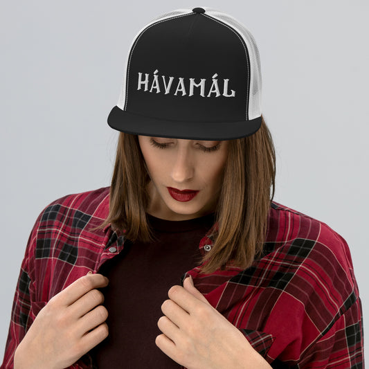 Havamal Embroidery Trucker Cap