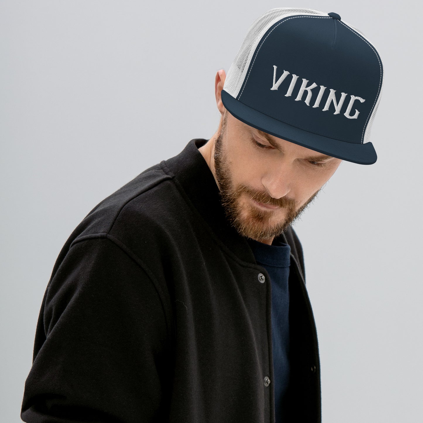 Viking Embroidery Trucker Cap