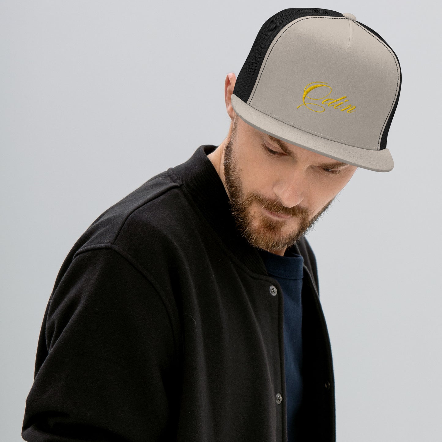 Odin Embrodery Trucker Cap Gold