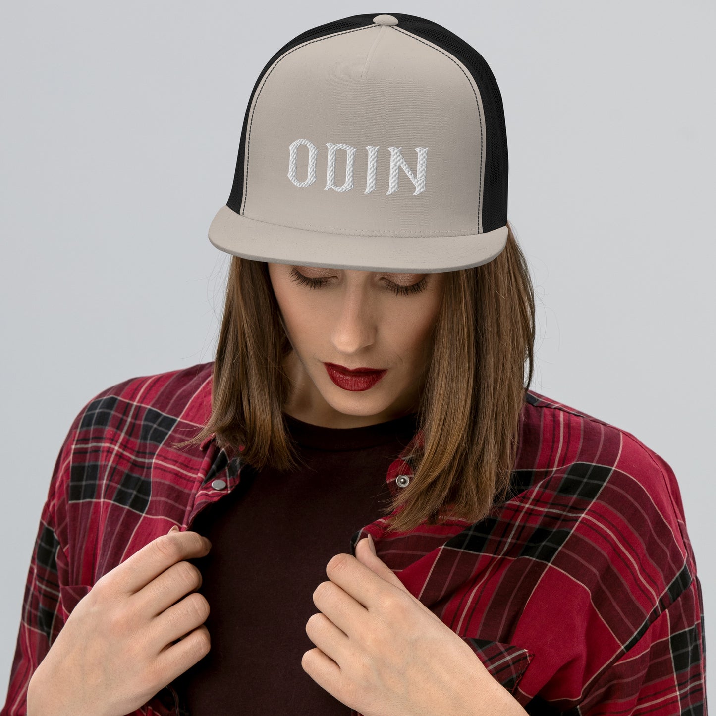 Odin Embroidery Trucker Cap