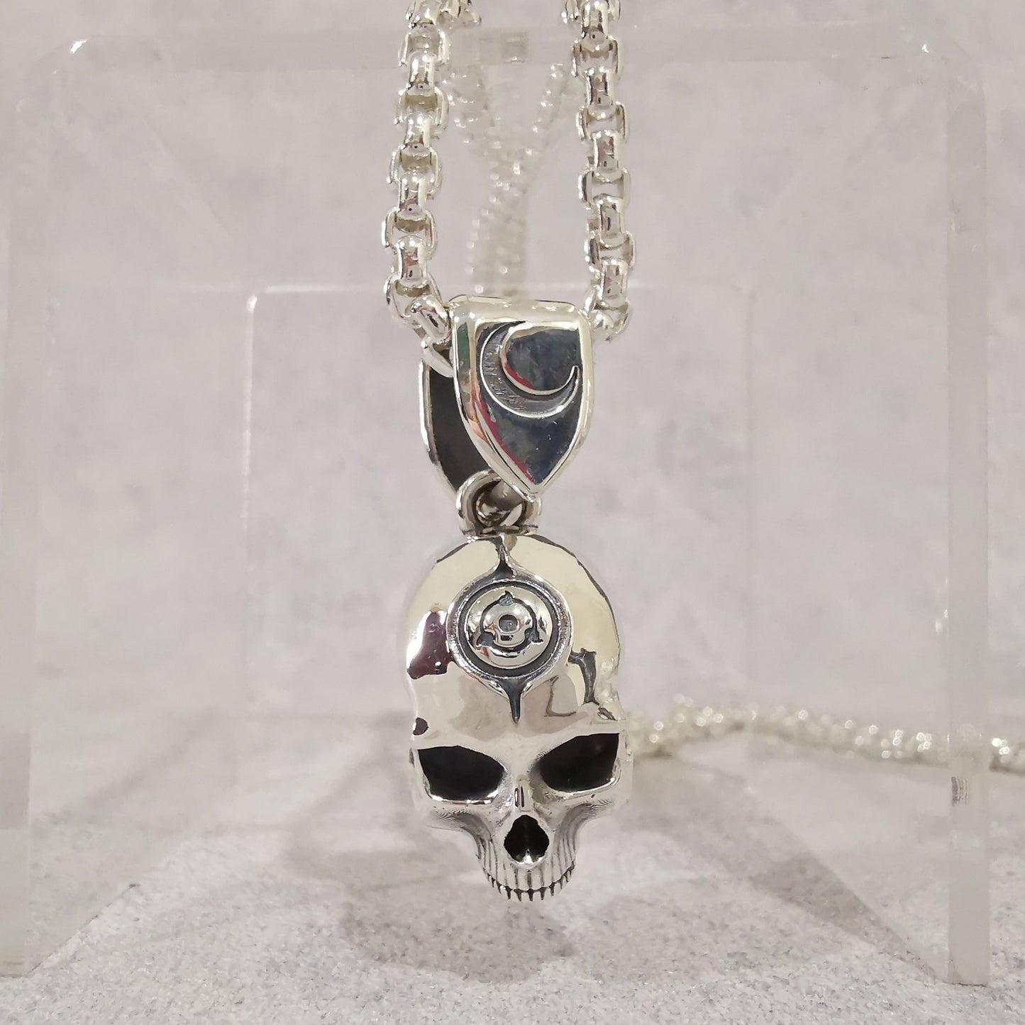 Sharingan Skull Pendant by Serpent Forge