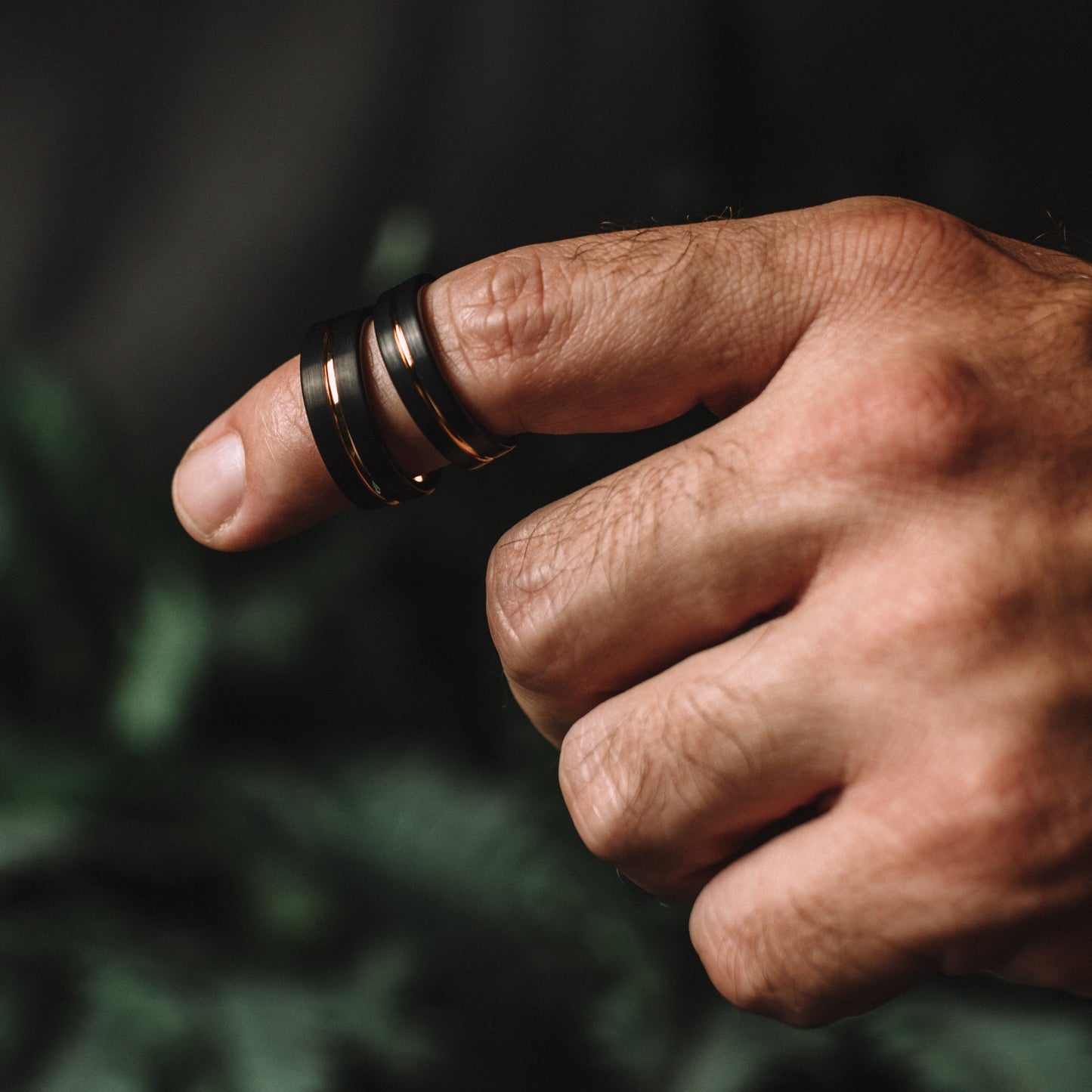 The "Black Knight" Ring by Vintage Gentlemen