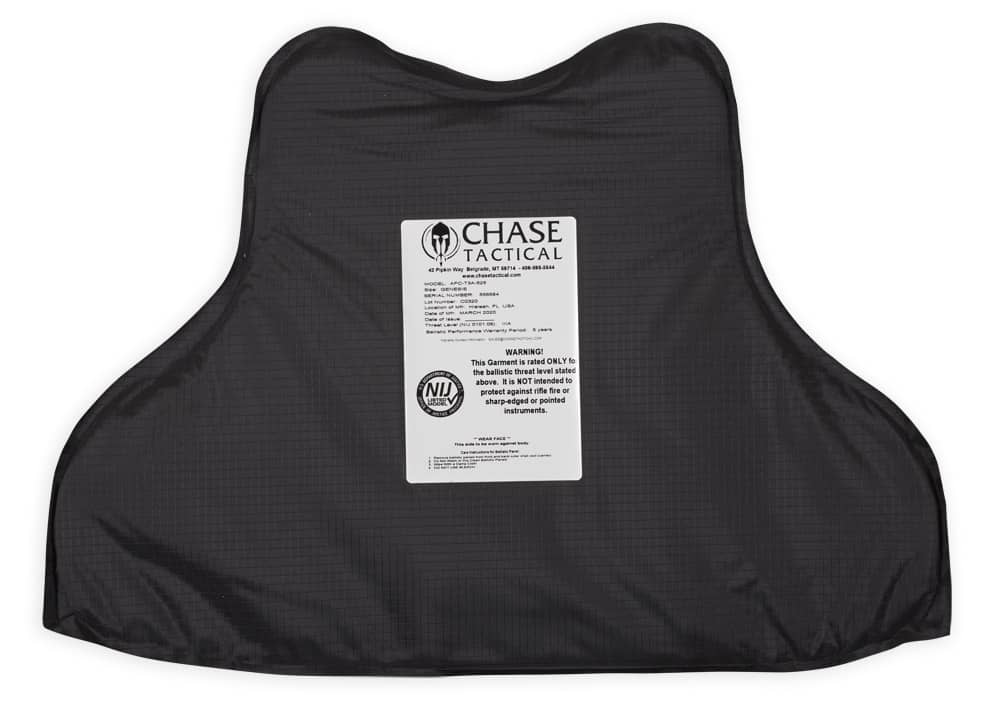 Chase Tactical Genesis Level IIIA Soft Body Armor by Ballistic Armor Co.