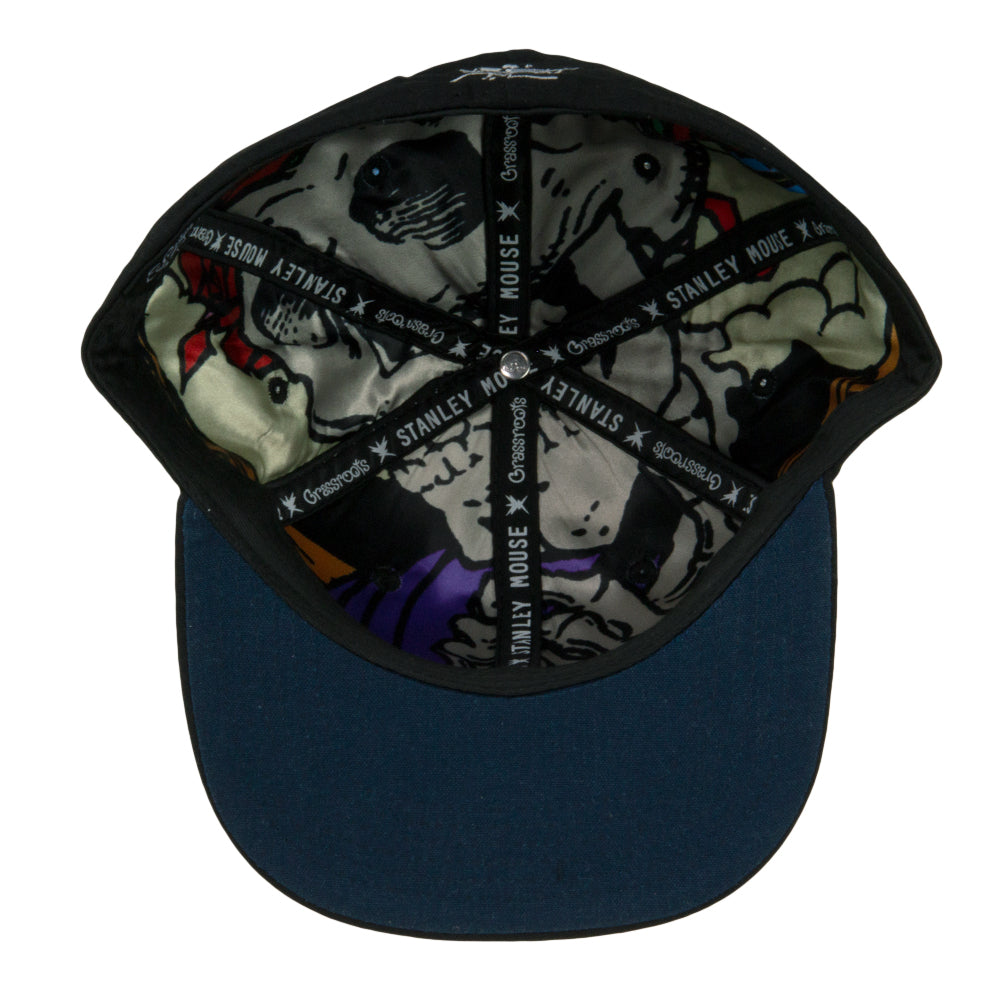 Stanley Mouse Dead Star Black Fitted Hat by Grassroots California