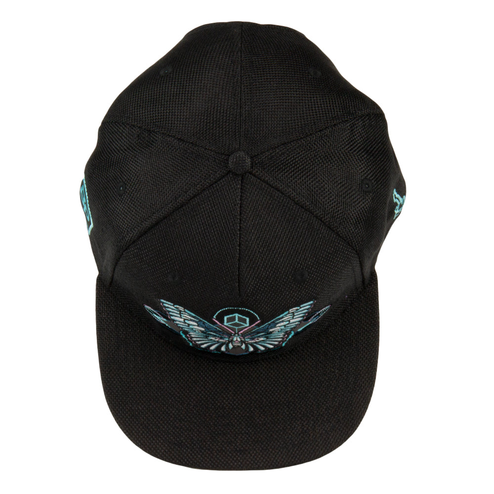 Bass Physics Butterfly Black Snapback Hat by Grassroots California