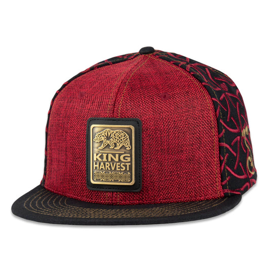 Grassroots California Kings Harvest Celtic Red Strapback Hat