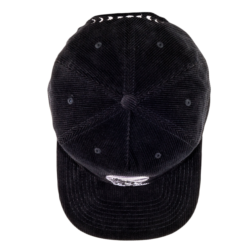 Equinox Howl Black Corduroy Zipperback Hat by Grassroots California