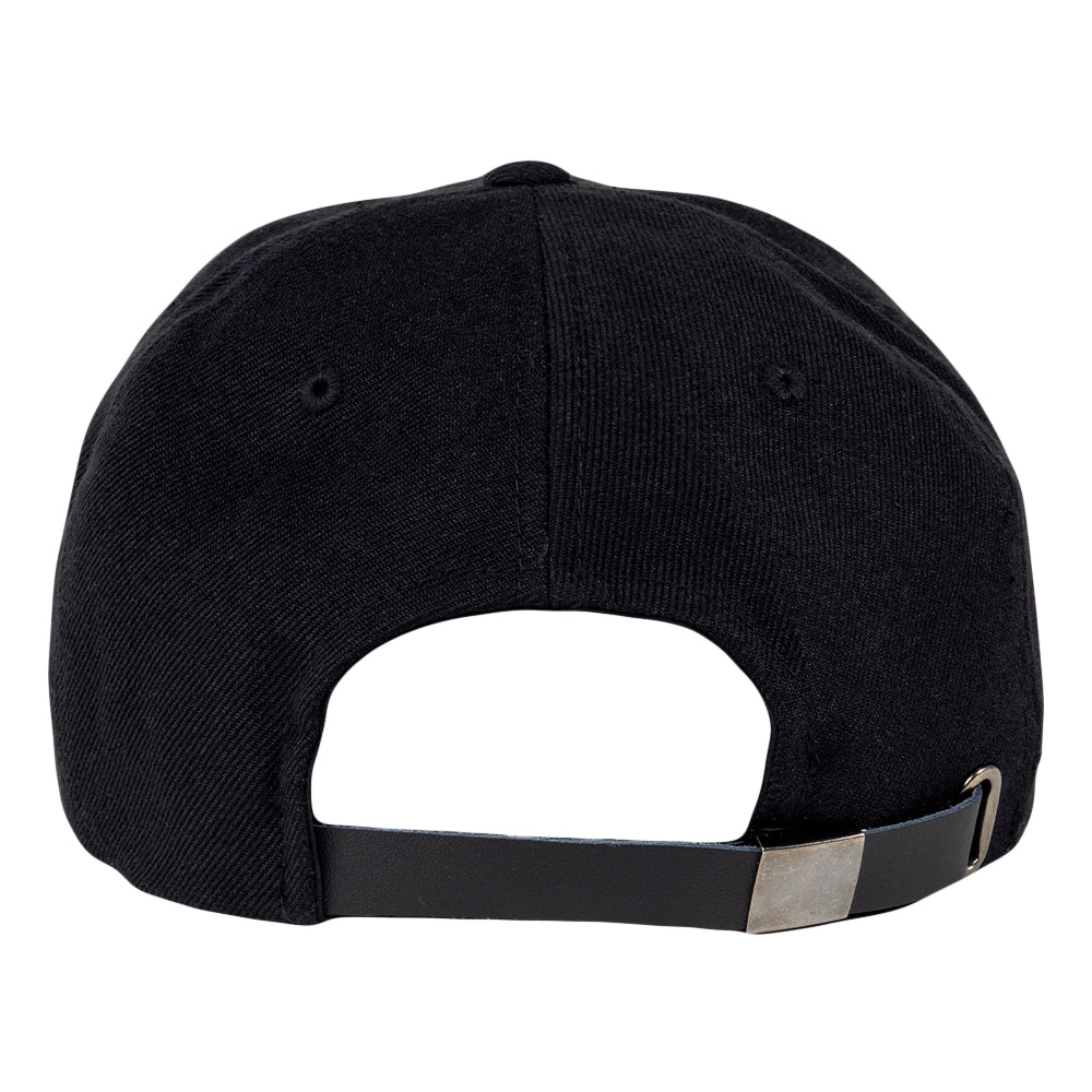 Touch of Class Black Strapback Hat by Grassroots California