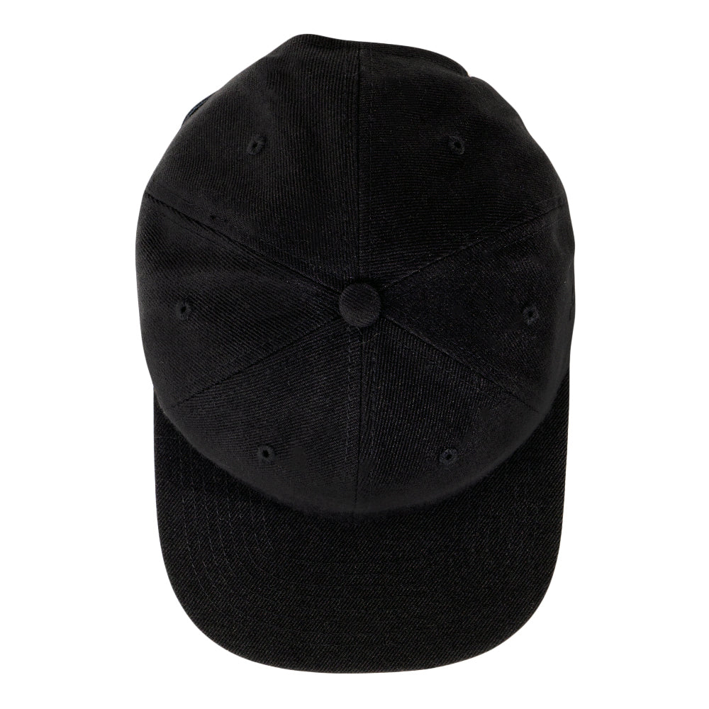 Touch of Class Black Strapback Hat by Grassroots California