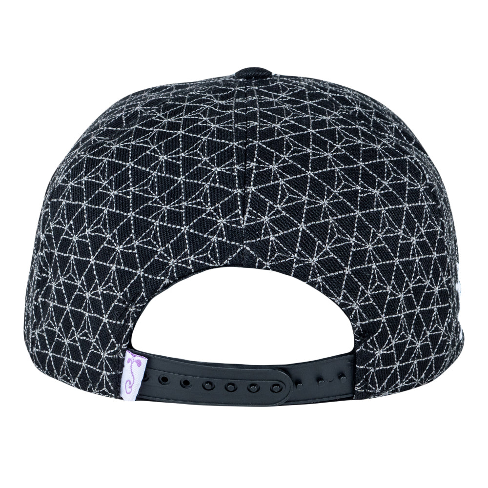 LSD Nebula Black Snapback Hat by Grassroots California