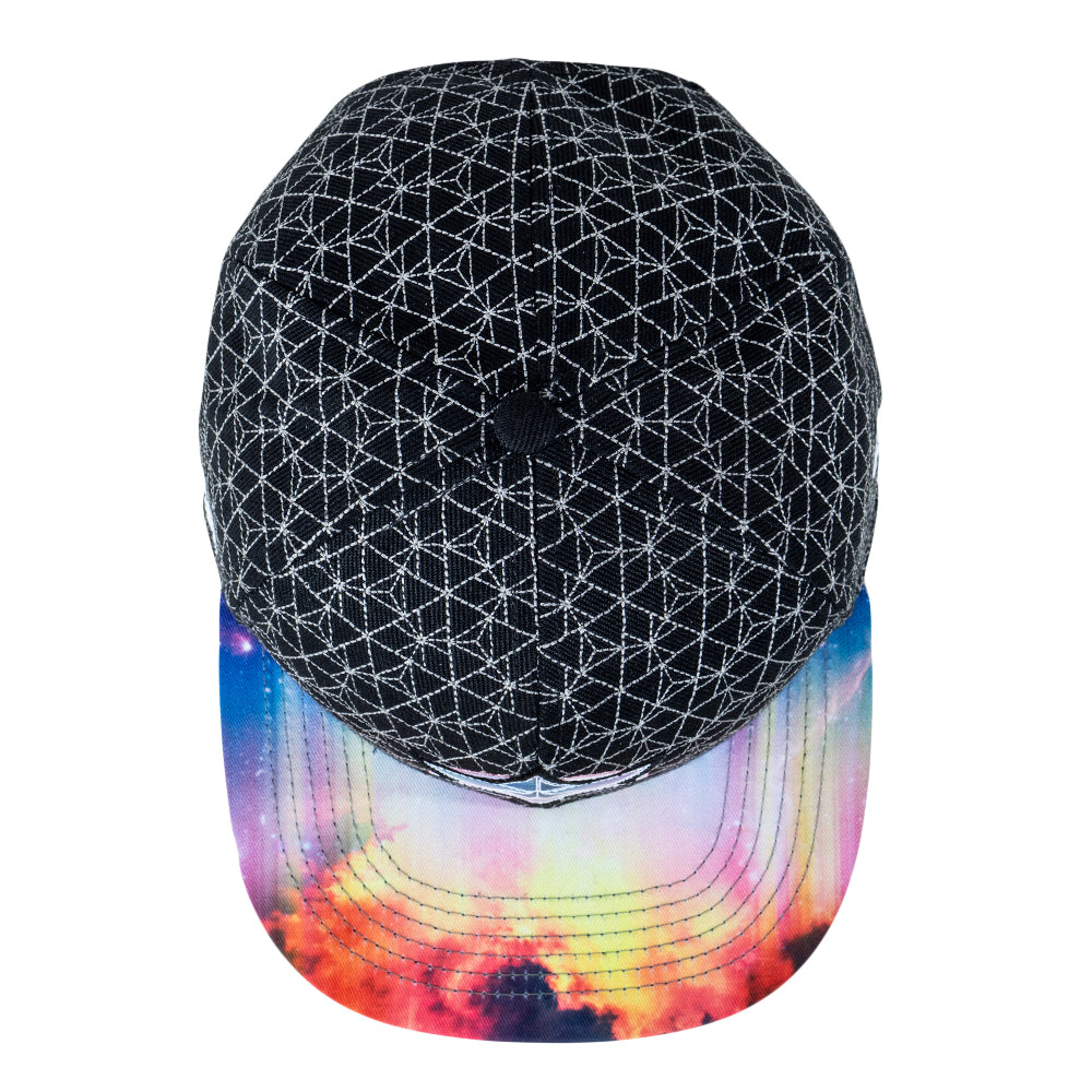 LSD Nebula Black Snapback Hat by Grassroots California