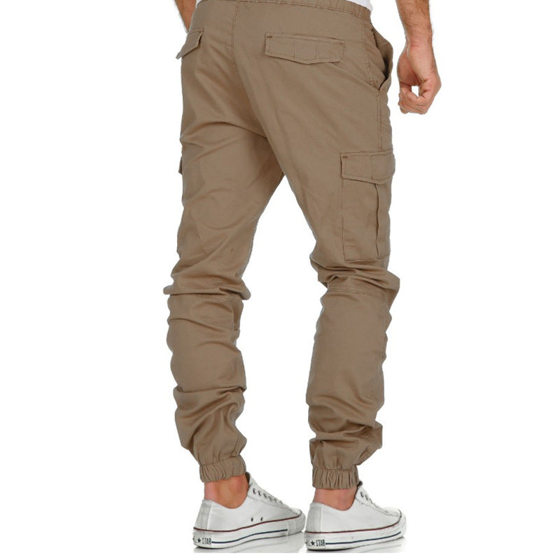 Land of Nostalgia Men's Cargo Pants Overalls Jogger with Side Pocket by Land of Nostalgia