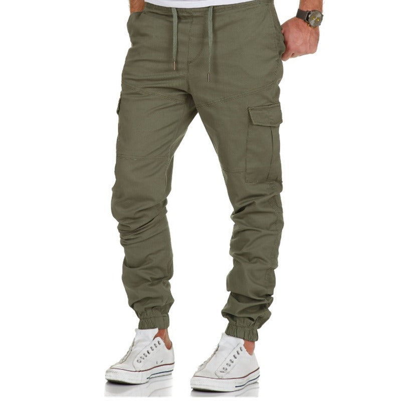 Land of Nostalgia Men's Cargo Pants Overalls Jogger with Side Pocket by Land of Nostalgia