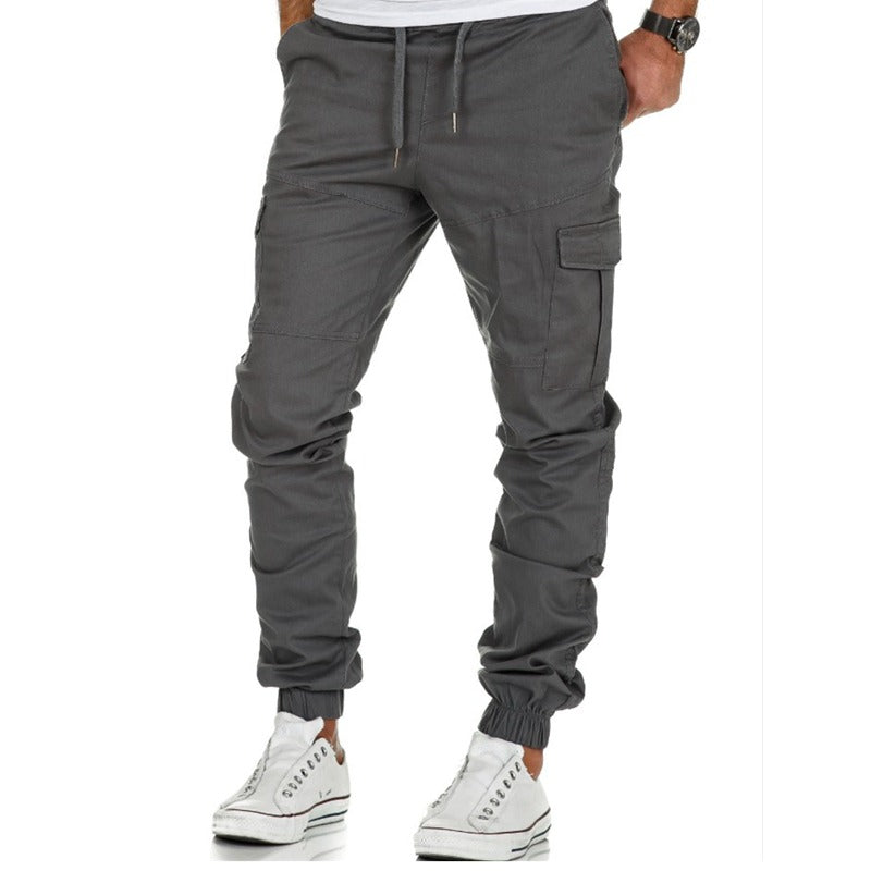 Land of Nostalgia Men's Cargo Pants Overalls Jogger with Side Pocket by Land of Nostalgia