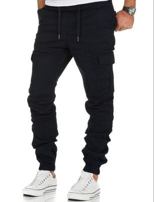 Land of Nostalgia Men's Cargo Pants Overalls Jogger with Side Pocket by Land of Nostalgia