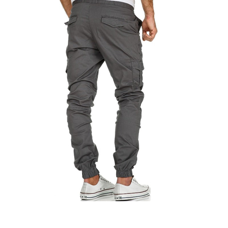 Land of Nostalgia Men's Cargo Pants Overalls Jogger with Side Pocket by Land of Nostalgia