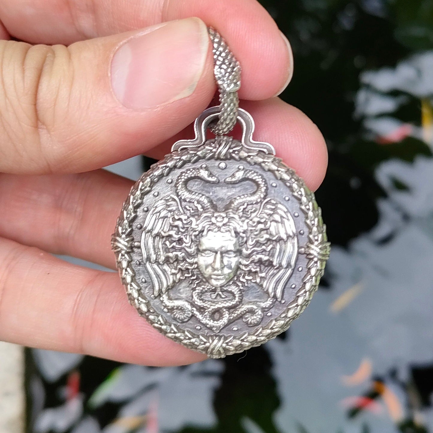 Medusa Pendant by Serpent Forge