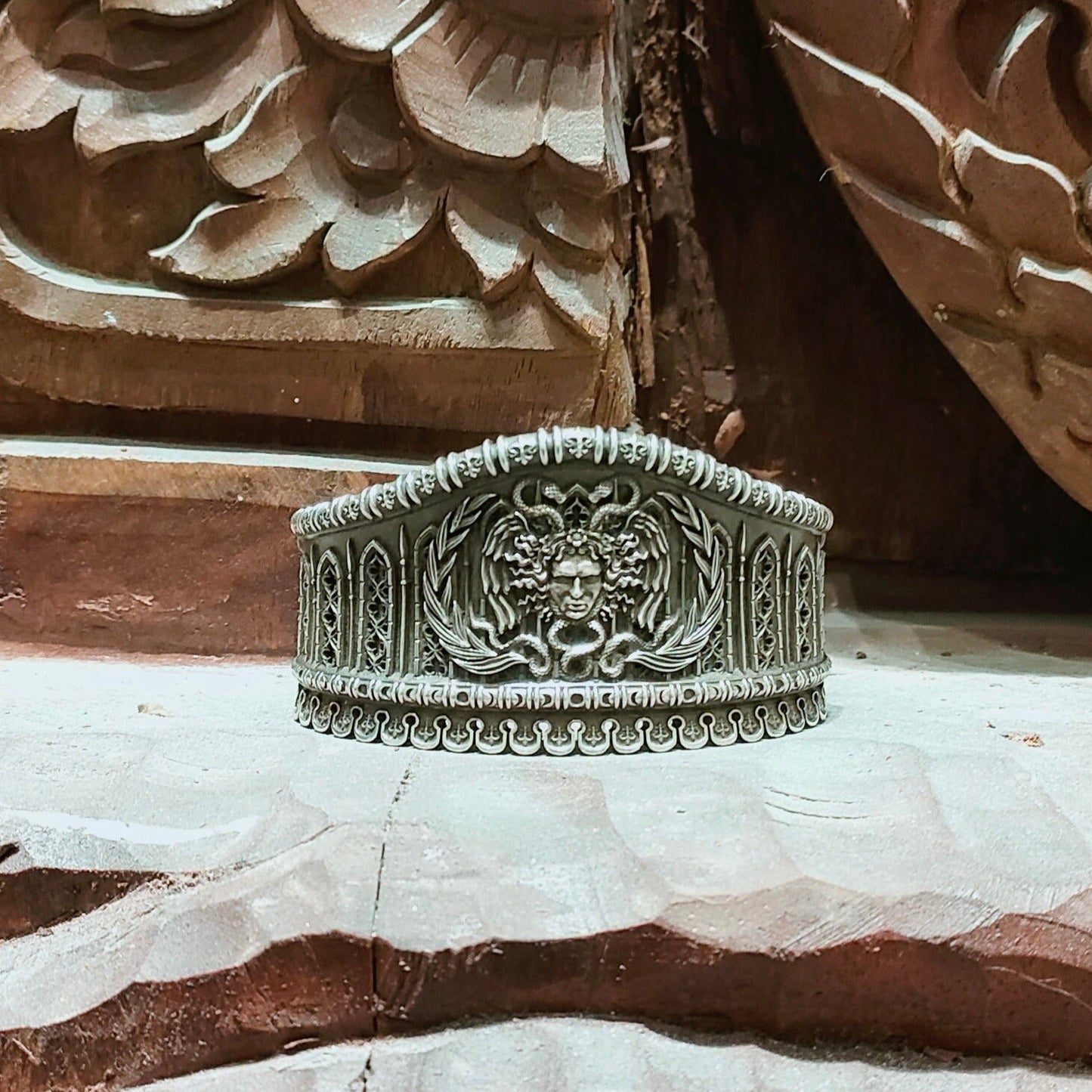 Medusa Cuff by Serpent Forge