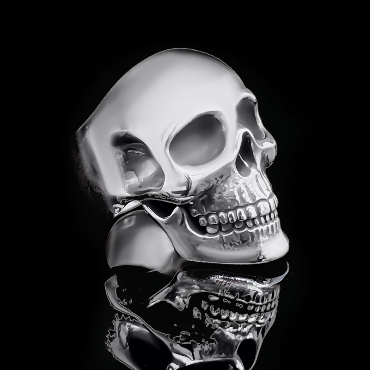 Human Skull by Serpent Forge