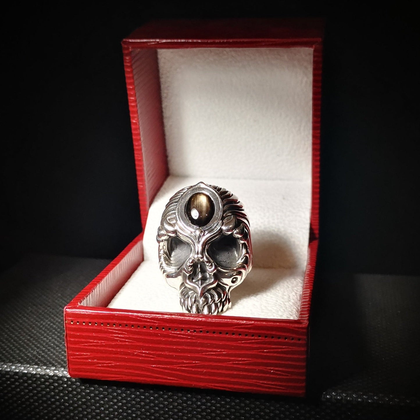 Skull Black Star Sapphire by Serpent Forge