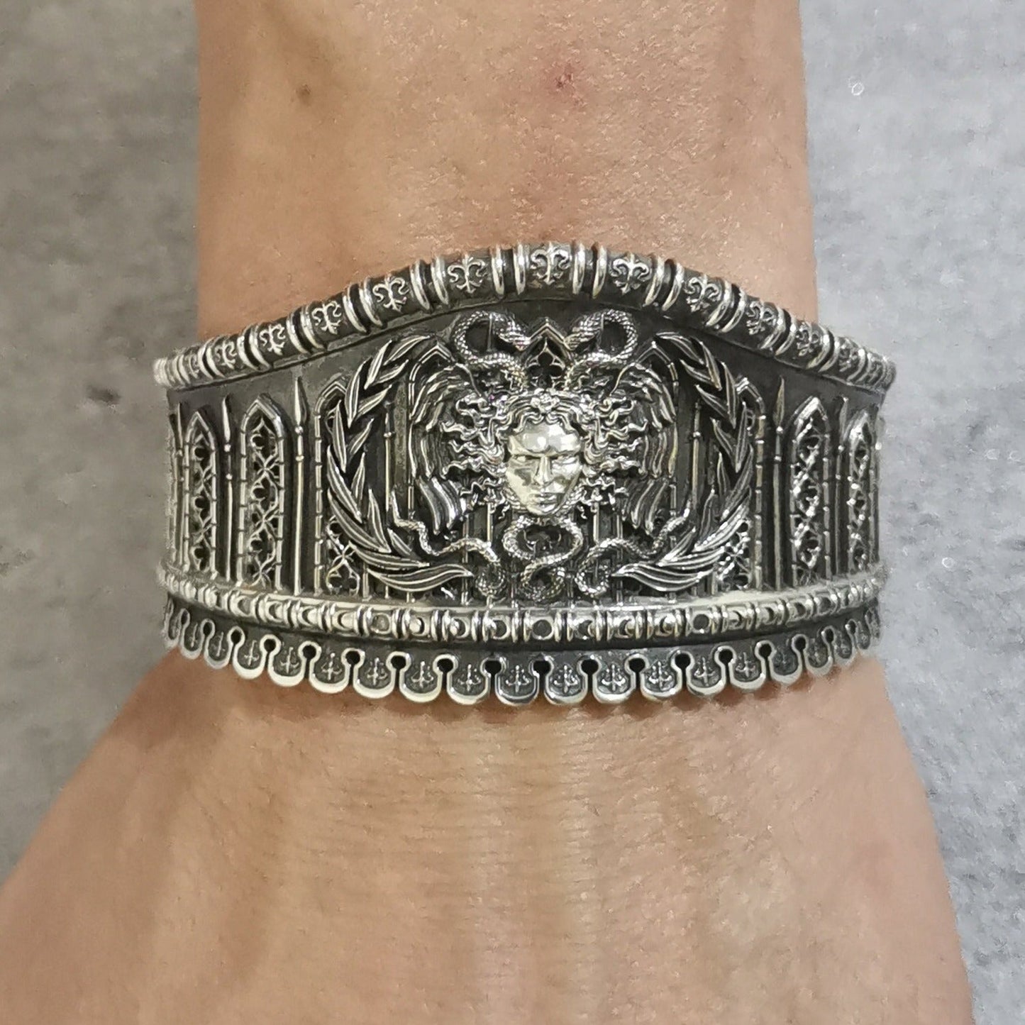 Medusa Cuff by Serpent Forge