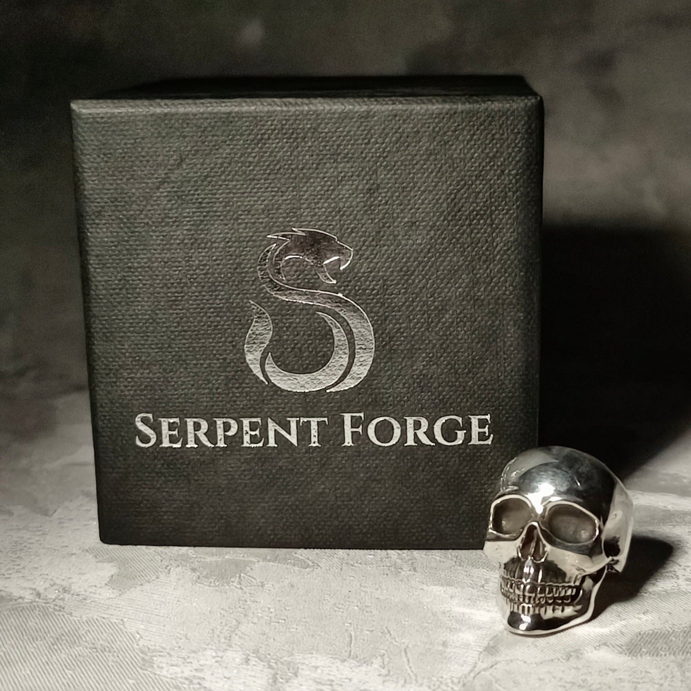 Human Skull by Serpent Forge