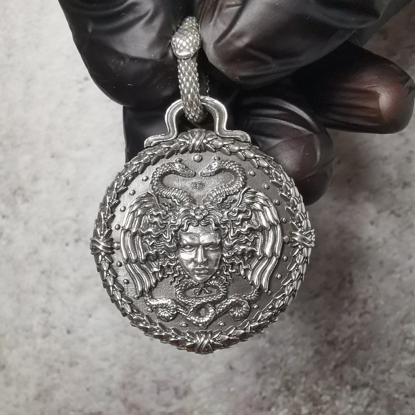 Medusa Pendant by Serpent Forge