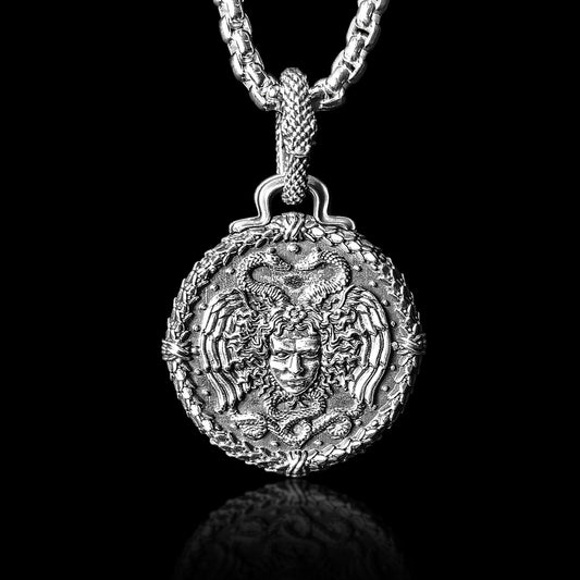 Medusa Pendant by Serpent Forge