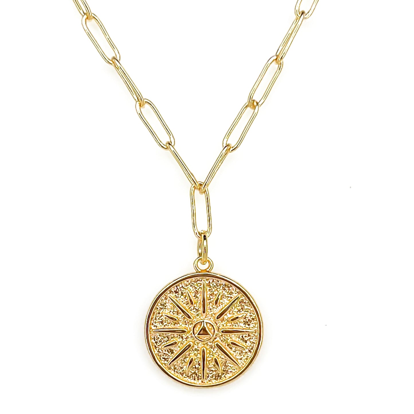 Atlas Medallion Necklace by Jonesy Wood