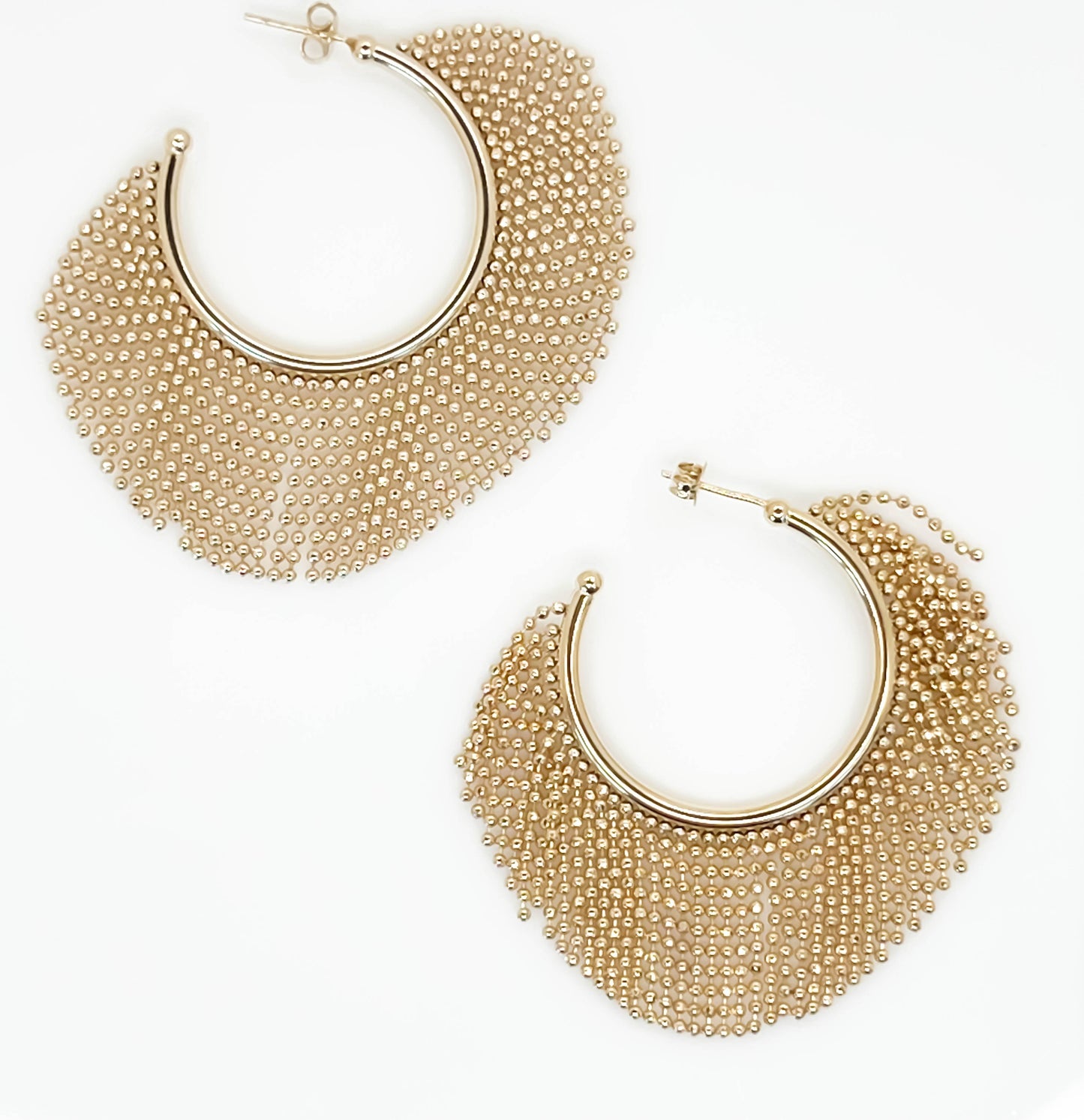 Beaded Hoop Earring by Jonesy Wood