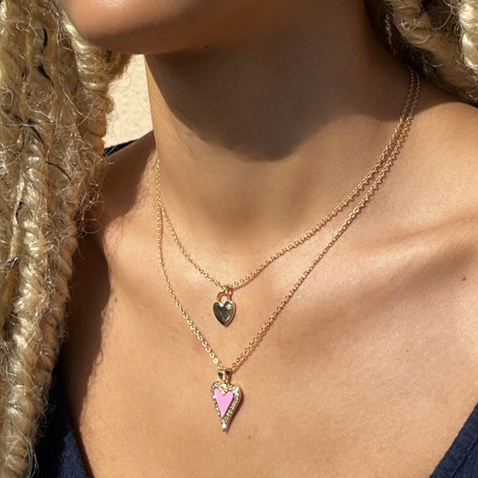 Amore Heart Necklace by Jonesy Wood