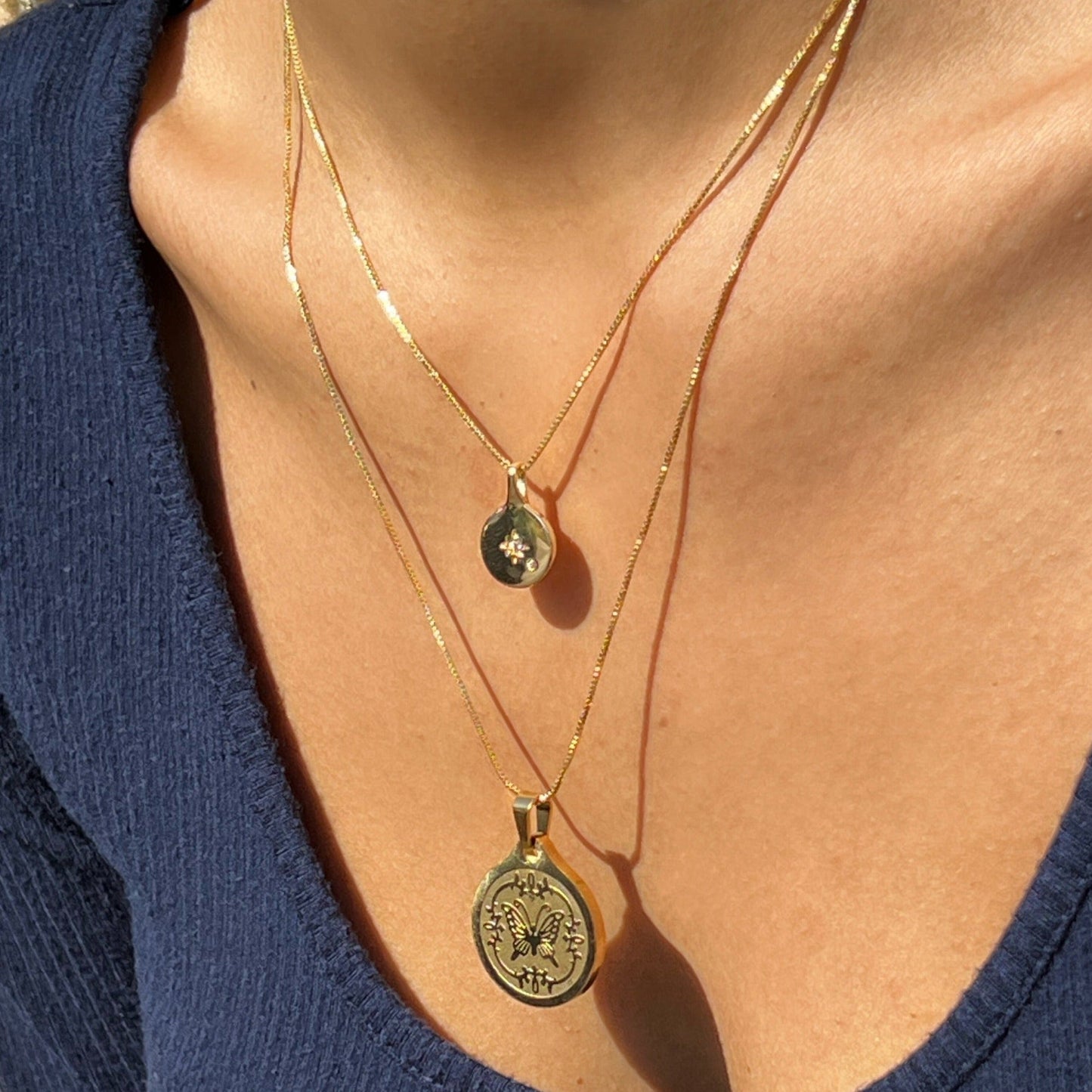 Lyra Coin Necklace by Jonesy Wood