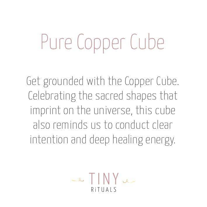 Copper Healing Cube by Tiny Rituals