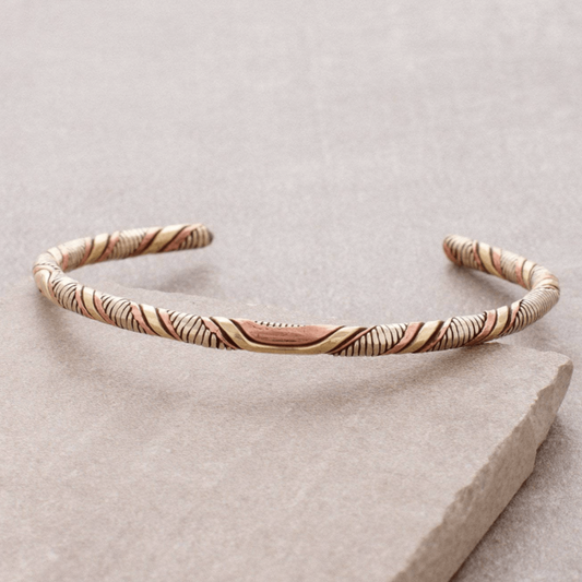 Astro Healing Copper Bangle by Tiny Rituals