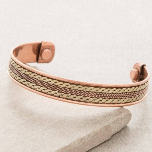 Eternal Knot Magnetic Copper Bracelet by Tiny Rituals