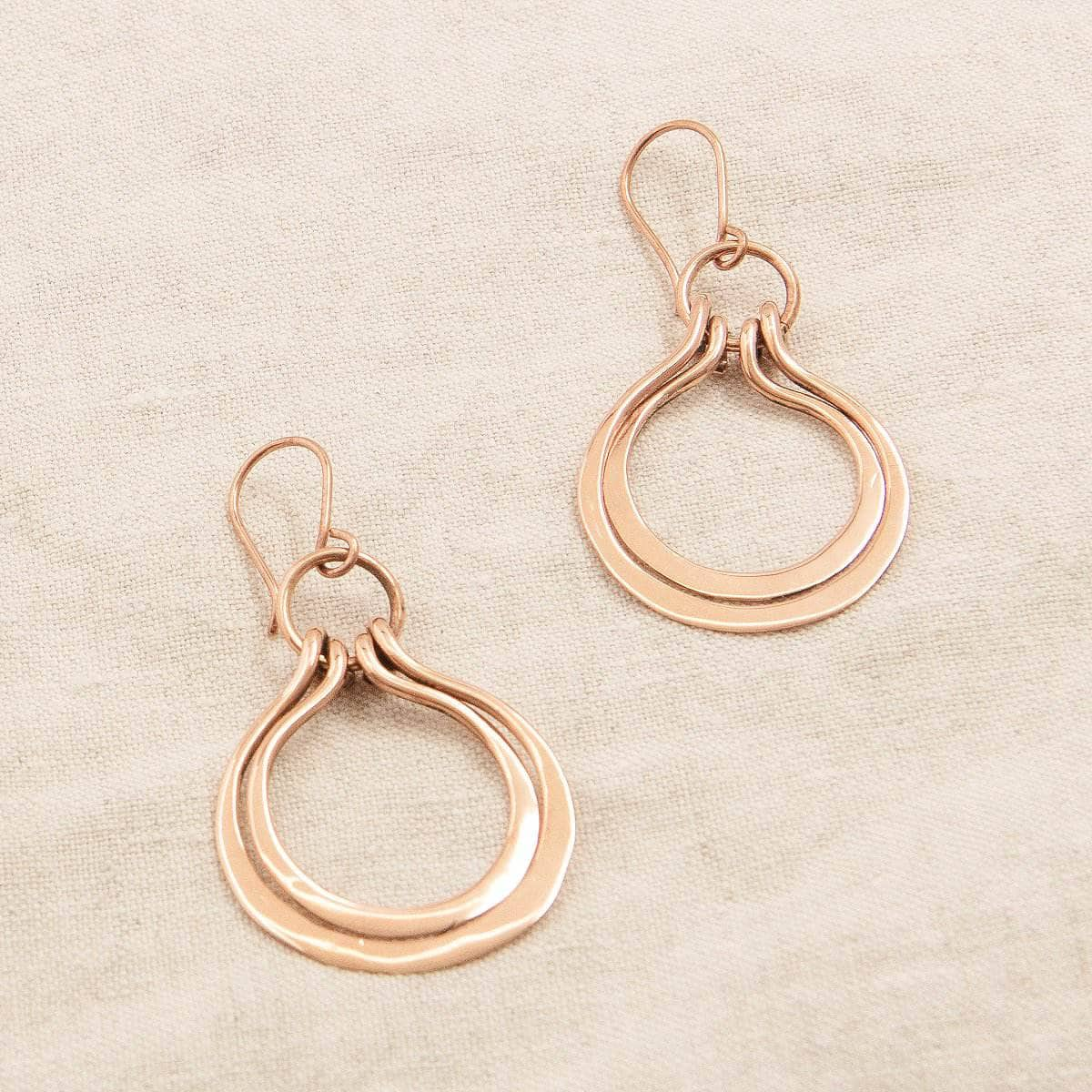 Copper Wire Wrap Earrings - Limited Edition by Tiny Rituals