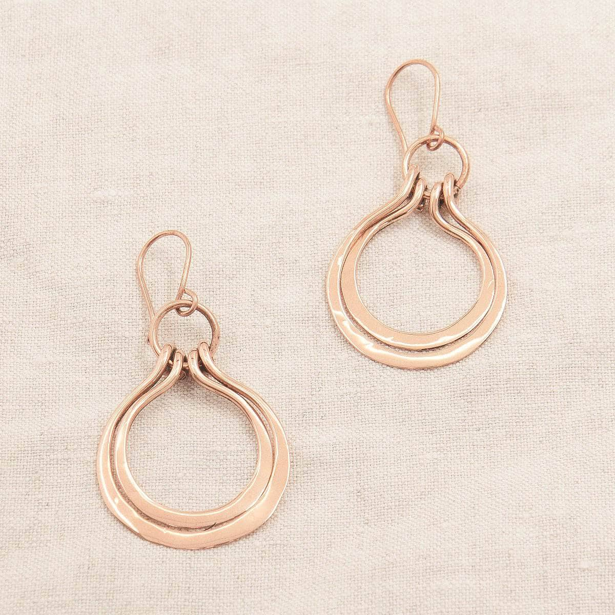 Copper Wire Wrap Earrings - Limited Edition by Tiny Rituals