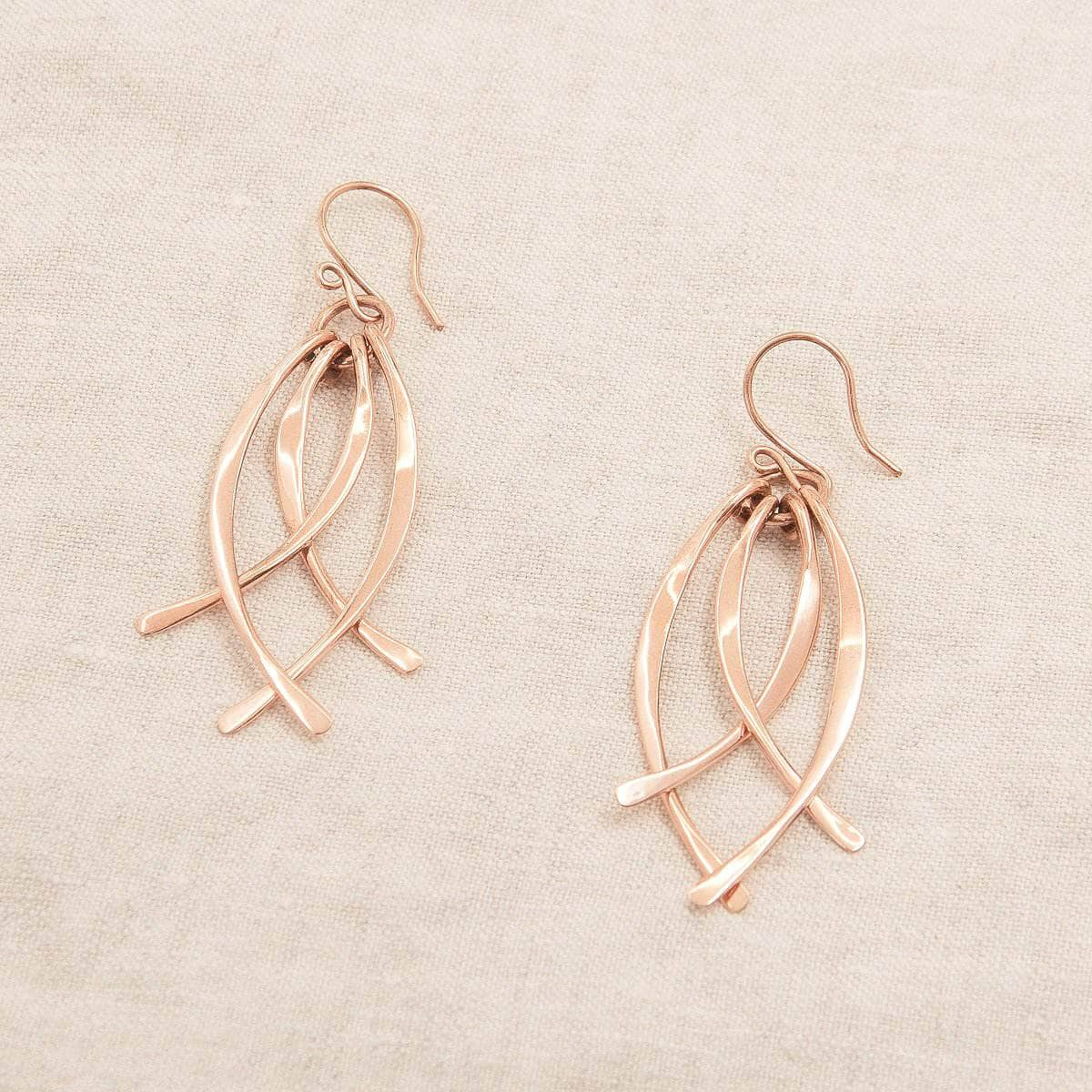 Copper Wire Wrap Earrings - Limited Edition by Tiny Rituals