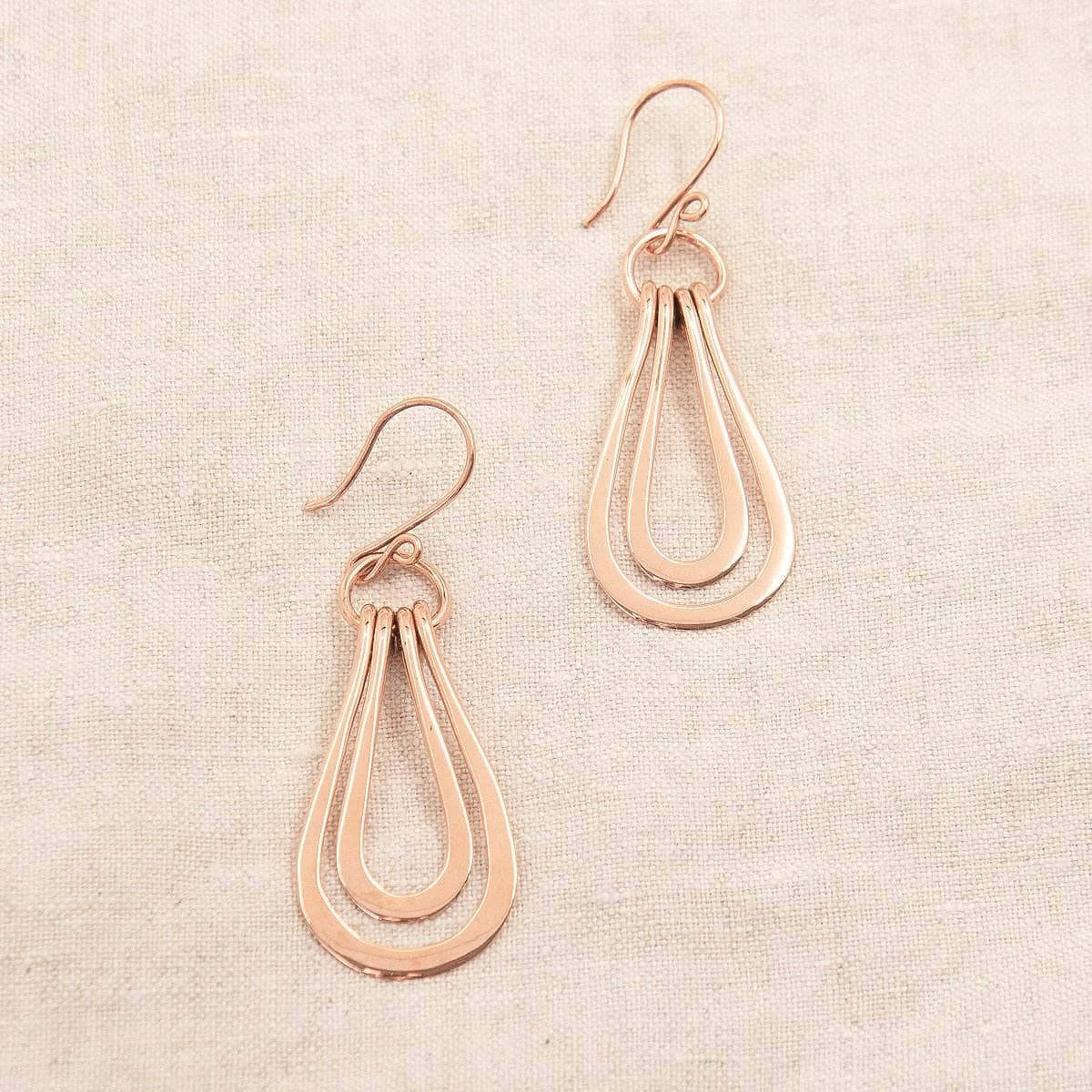 Copper Wire Wrap Earrings - Limited Edition by Tiny Rituals