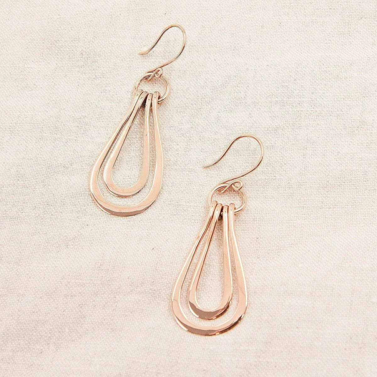 Copper Wire Wrap Earrings - Limited Edition by Tiny Rituals