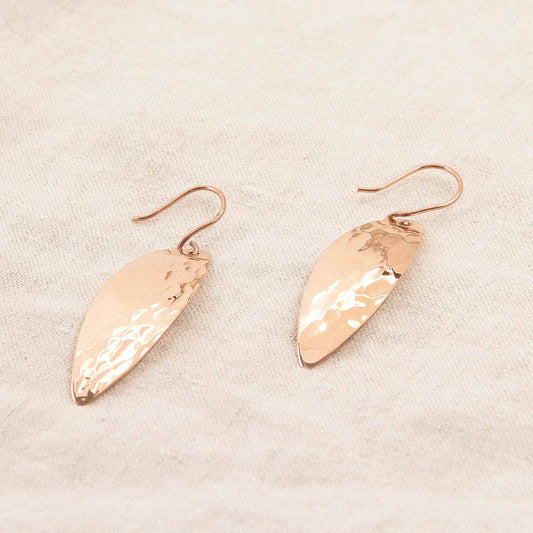 Copper Dangle Earrings