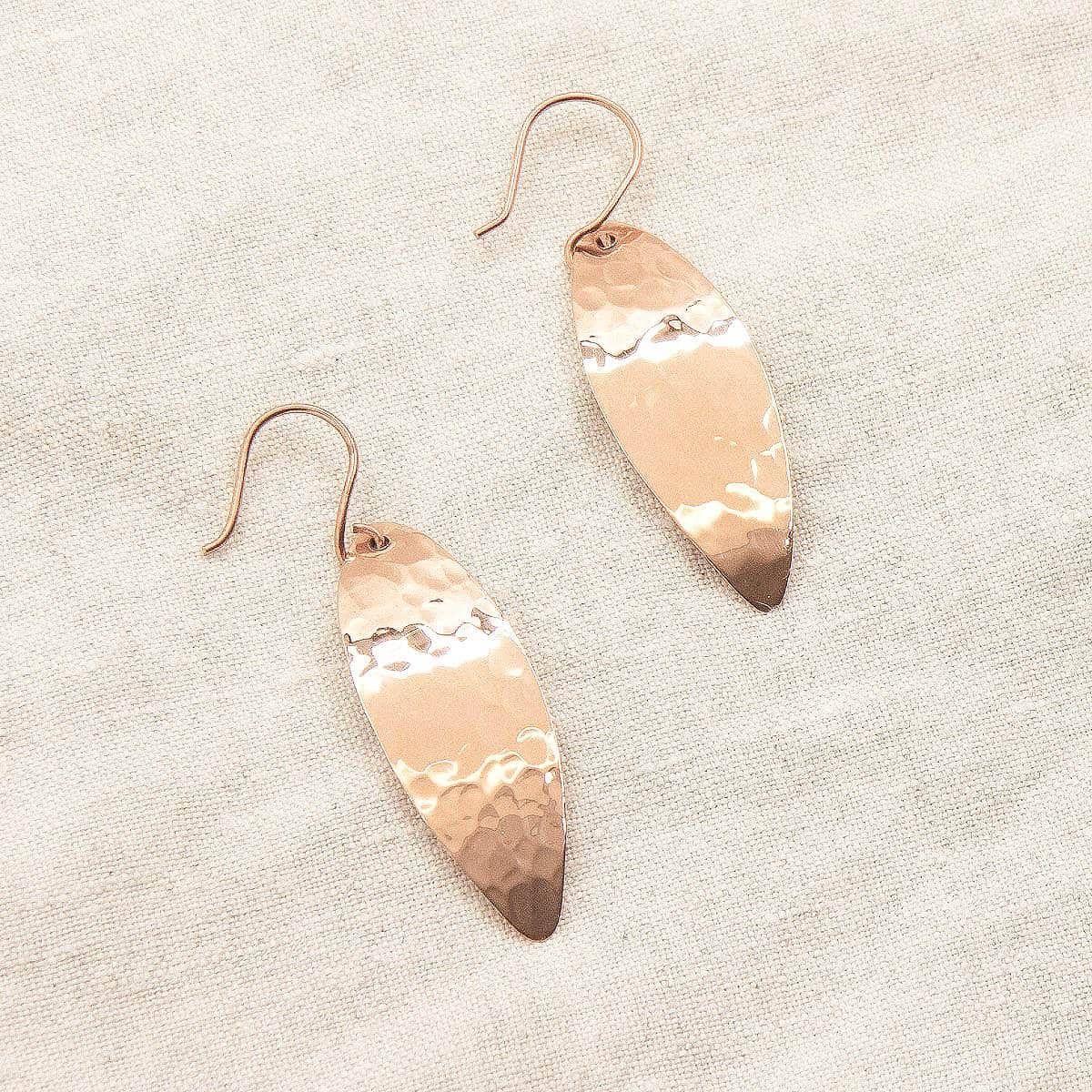 Copper Dangle Earrings