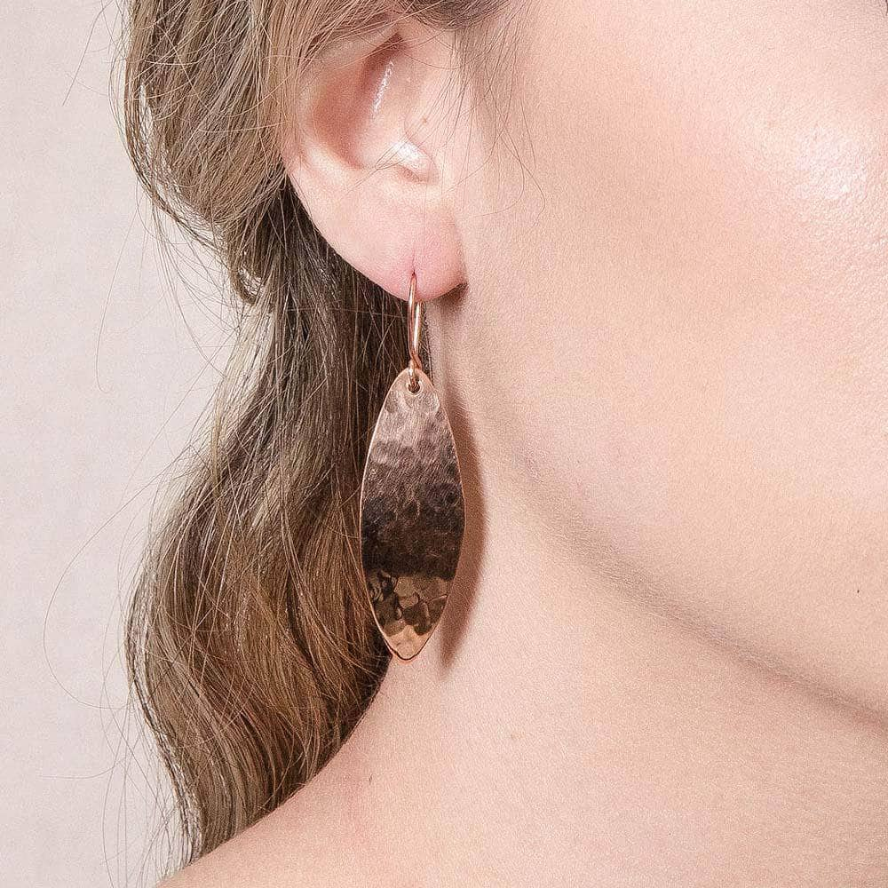 Copper Dangle Earrings