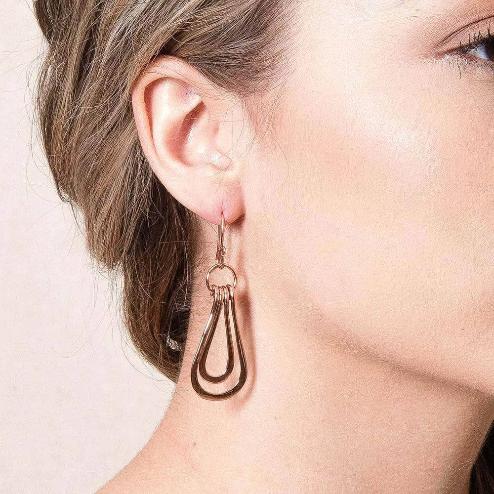 Copper Wire Wrap Earrings - Limited Edition by Tiny Rituals