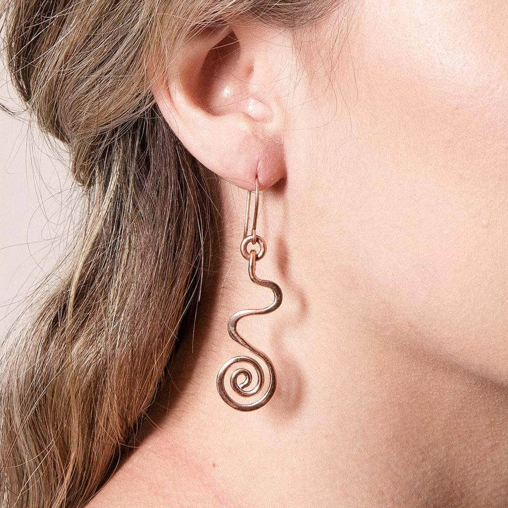 Copper Wire Wrap Earrings - Limited Edition by Tiny Rituals