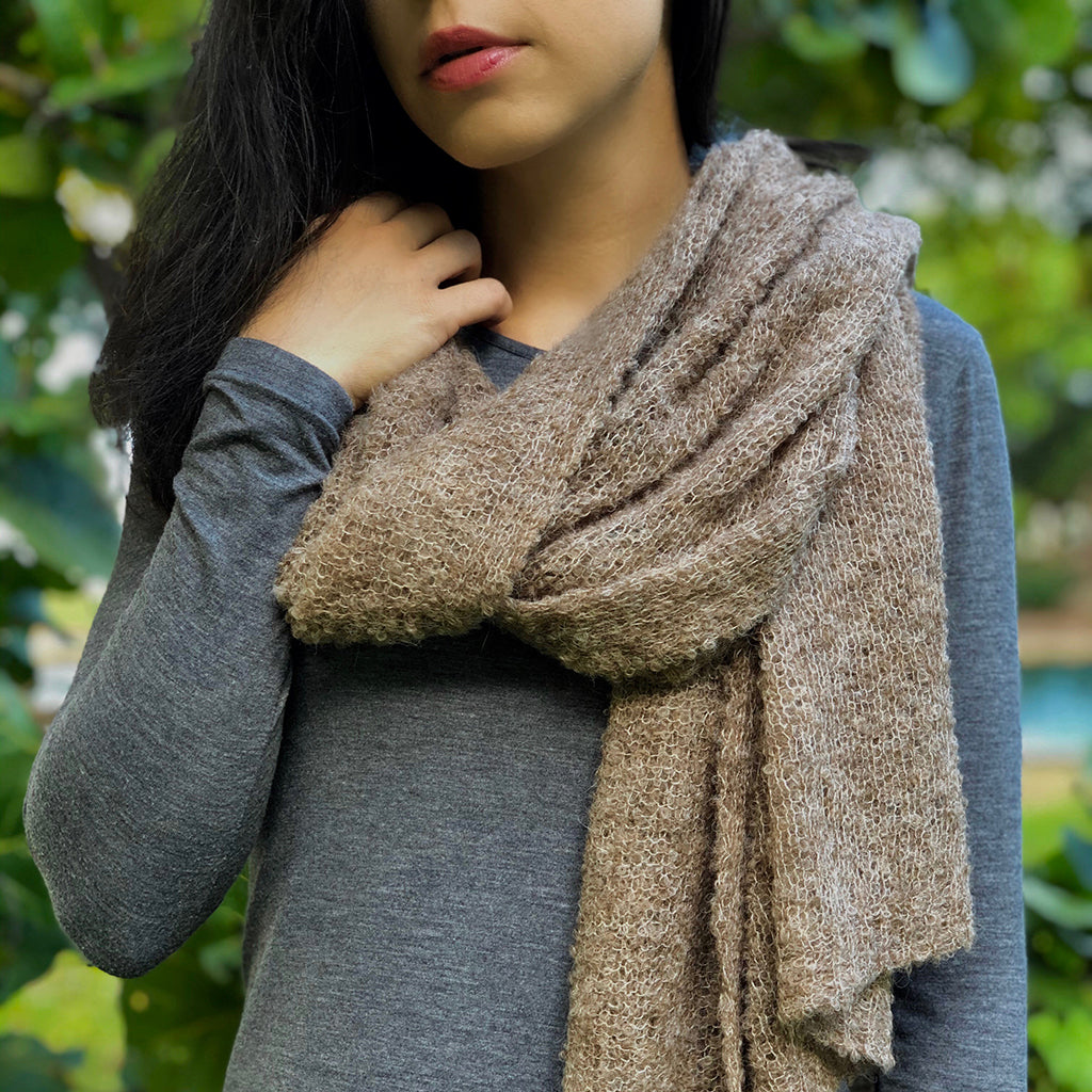 Autumn Ultra Plush Alpaca Scarf by SLATE + SALT